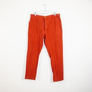 Big Bud Press Size XL Work Pants in Orange Cotton Elastic wasist